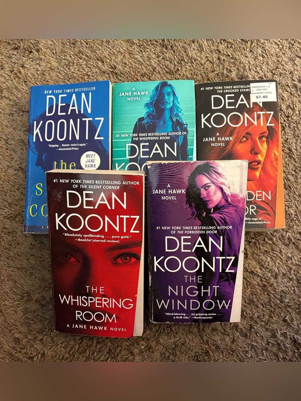 Dean Koontz’s Jane Hawk Series Paperback Book Lot. GUC.